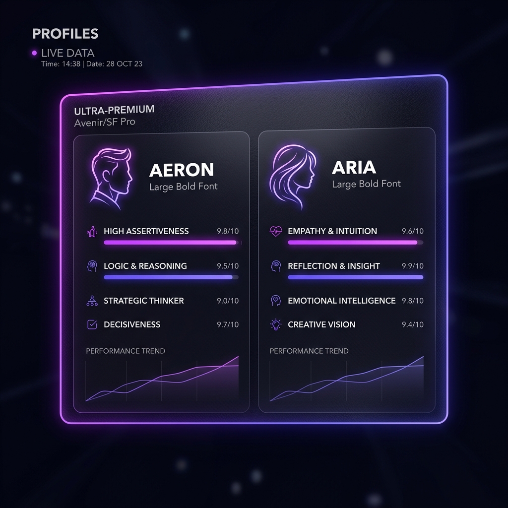 Aria & Aeron: Premium AI Coach Archetypes