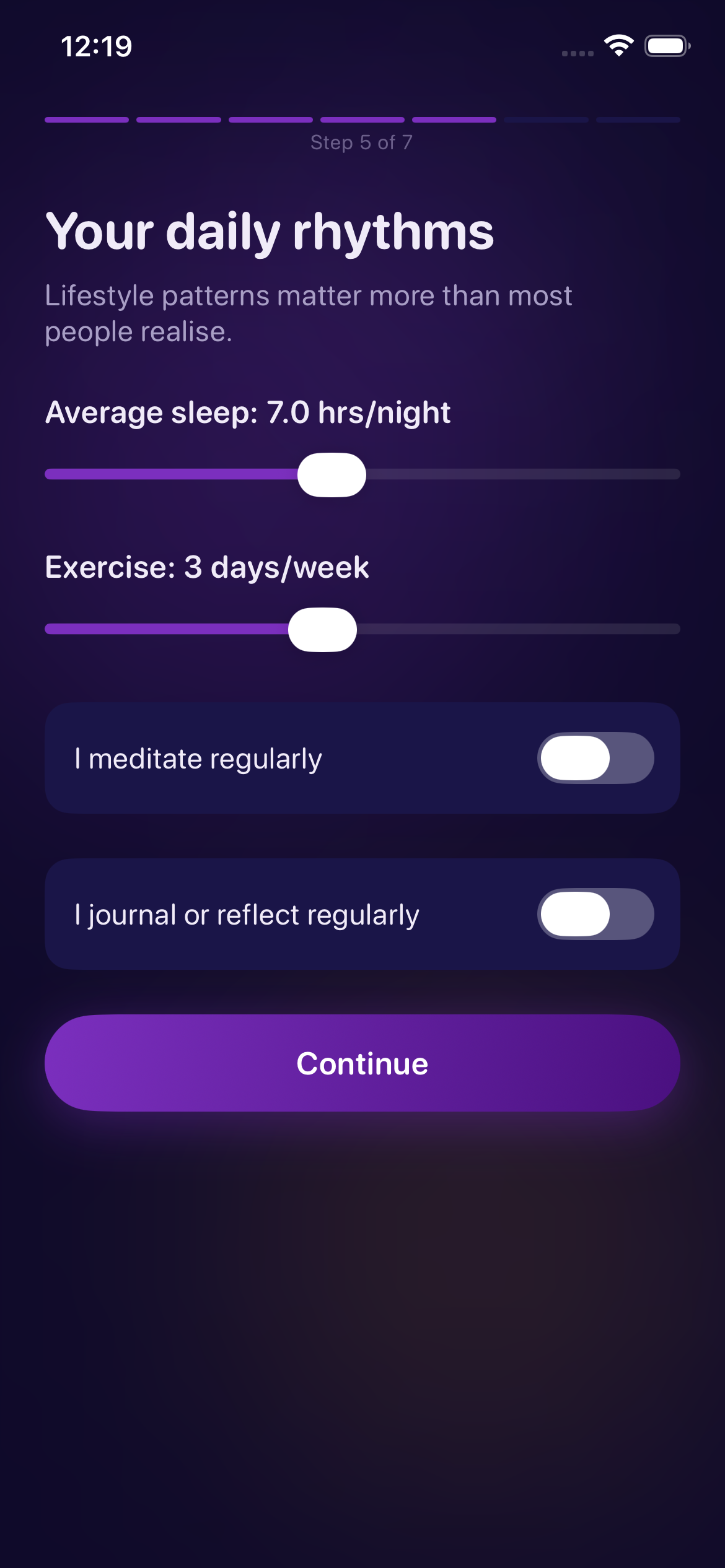 Coaching Style Selection Screen